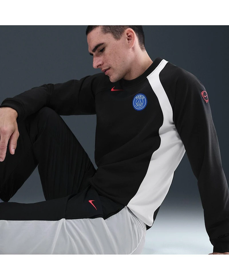 Nike Men's Black Paris Saint-Germain Third 2025/26 T90 Pullover Sweatshirt