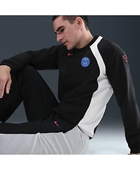 Nike Men's Black Paris Saint-Germain Third 2025/26 T90 Pullover Sweatshirt
