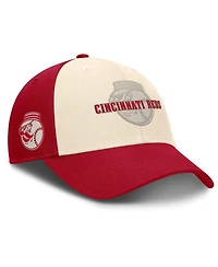 Nike Men's Red/Natural Cincinnati Reds Statement Club Performance Adjustable Hat