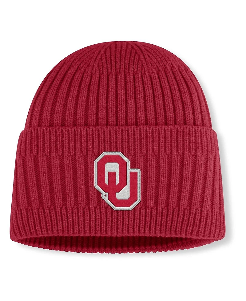 Fanatics Men's Crimson Oklahoma Sooners Revery Cuffed Knit Hat