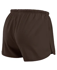Wear by Erin Andrews Women's Brown Cleveland Browns Heavy Rugby Jersey Long Sleeve T-Shirt and Shorts Lounge Set