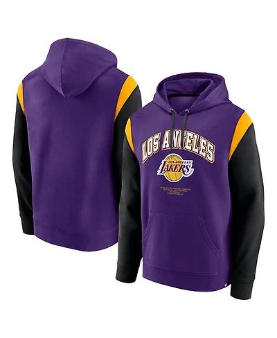 Fanatics Men's Purple Los Angeles Lakers Scorer Pullover Hoodie