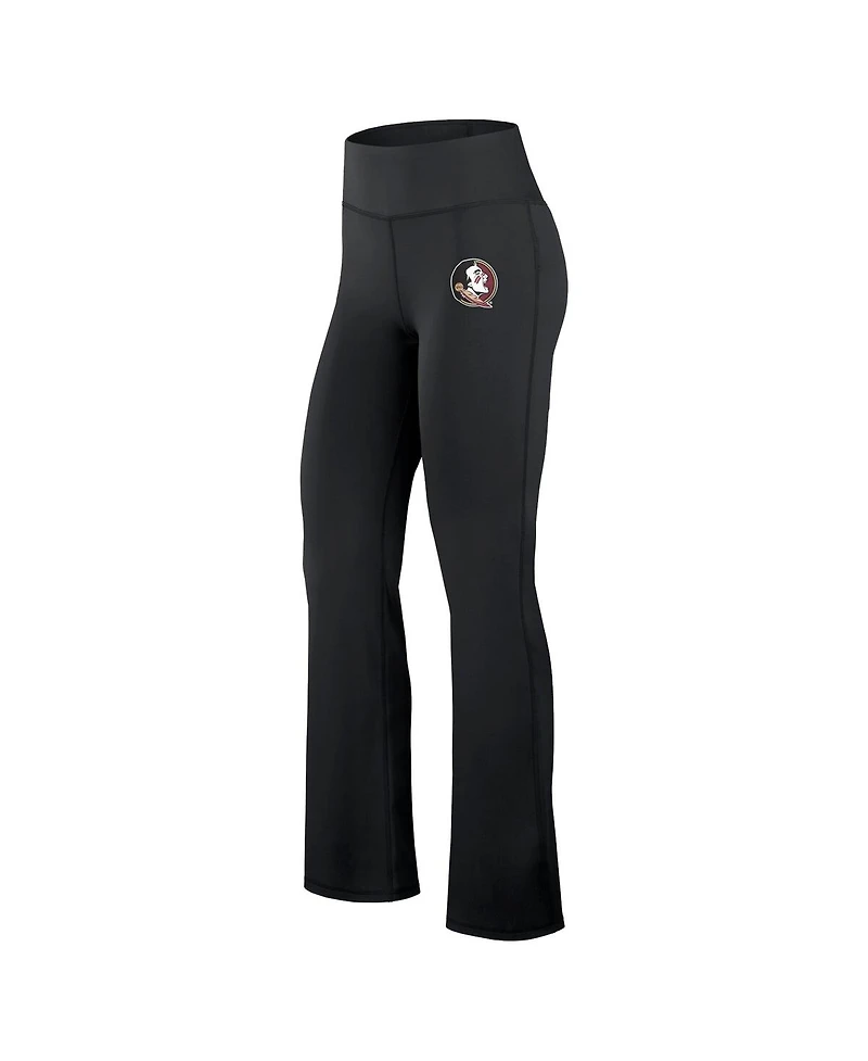 Fanatics Women's Black Florida State Seminoles Training Camp Maxed Out Flare Leggings
