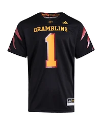 Adidas Men's Black Grambling Tigers Premier Strategy Jersey