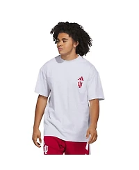 Adidas Men's Gray Indiana Hoosiers Off-Court T-Shirt