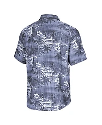Tommy Bahama Men's Navy Notre Dame Fighting Irish Coconut Point Palmetta IslandZone Camp Button-Up Shirt