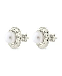 Sterling Forever Eudora Cultivated Pearl Stud Earrings