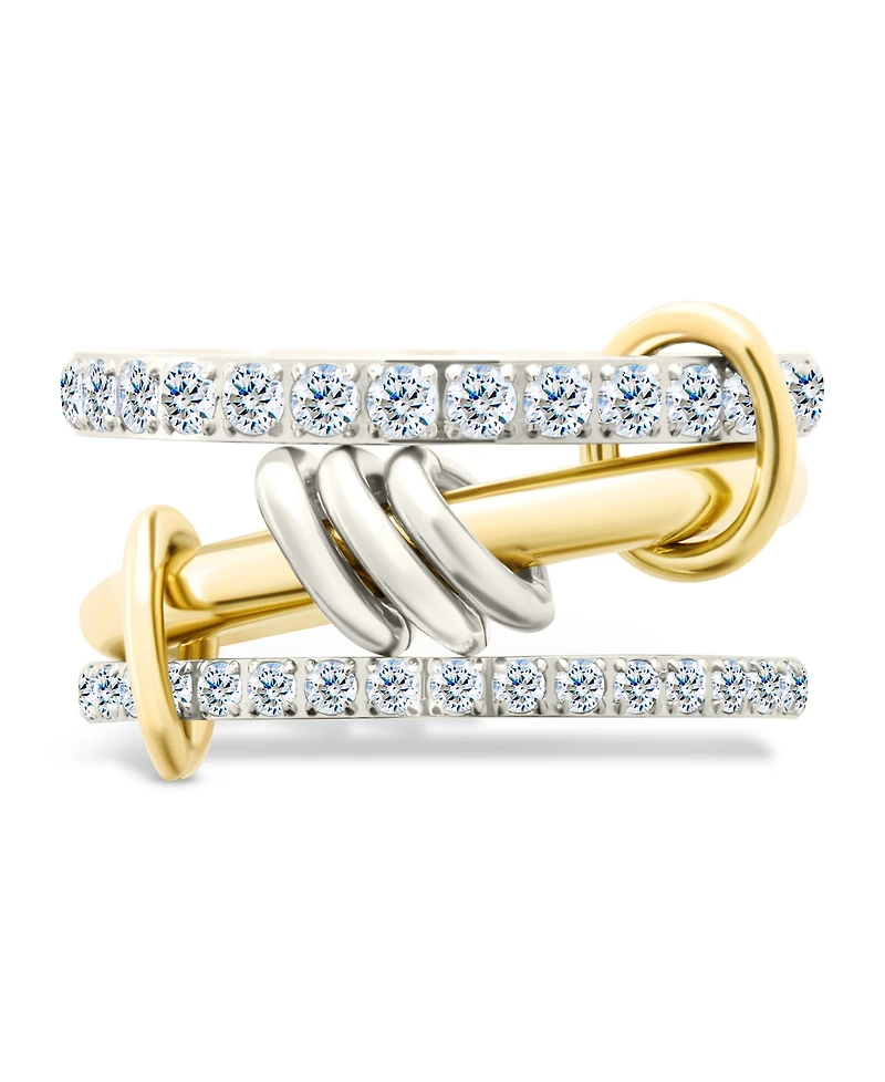 Sterling Forever Garwyn Linked Stacking Ring Set