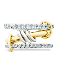 Sterling Forever Garwyn Linked Stacking Ring Set