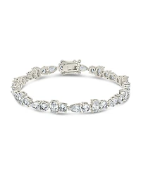 Sterling Forever Billie Cubic Zirconia Tennis Bracelet
