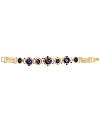 Guess Glass Stones Gold-Tone Majestic Bracelet