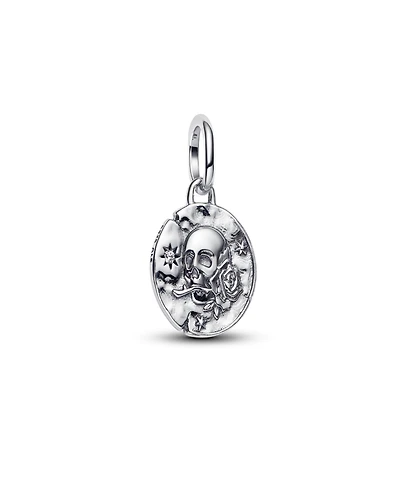 Pandora Cubic Zirconia Skull Medallion Charms