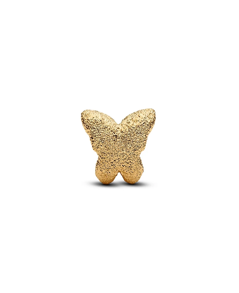 Pandora Gold Plated Textured Butterfly Mini Charms