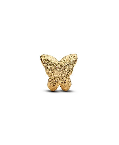 Pandora Gold Plated Textured Butterfly Mini Charms
