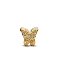 Pandora Gold Plated Textured Butterfly Mini Charms