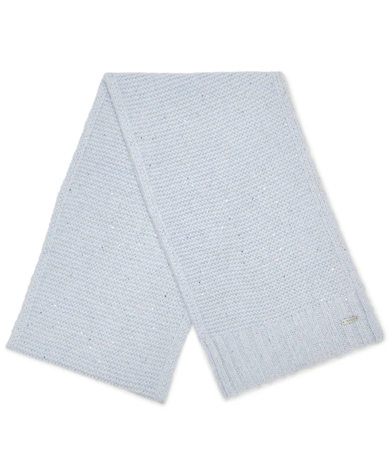 Calvin Klein 2-Piece Mini Sequin Hat and Scarf Set