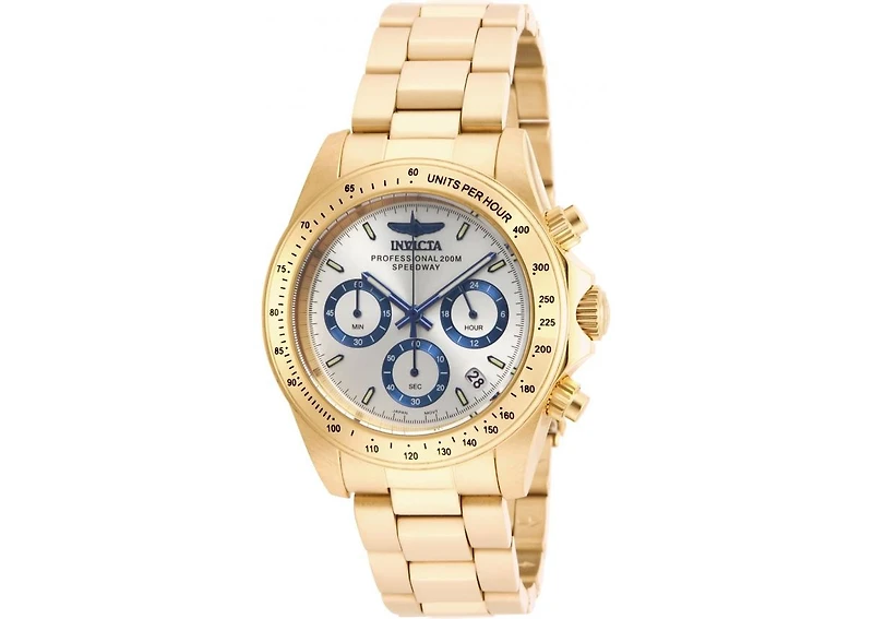 Invicta Men's 17312 Speedway Quartz Chronograph Silver Dial Watch