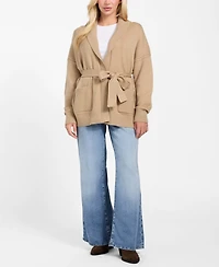 Guess Women's Long Sleeves Cardigan Sweater