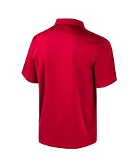 Colosseum Men's Red Nc State Wolfpack Strike Bowling Button-Up Shirt