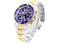Invicta Men's Pro Diver Quartz Chronograph Blue Dial Watch