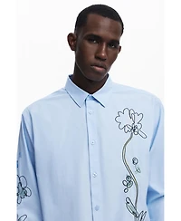 Desigual Men's Long-sleeve shirt with embroidery