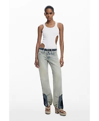 Desigual Women's Combined denim pants