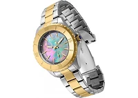 Invicta Women's 29112 Angel Quartz 3 Hand Gunmetal Dial Watch