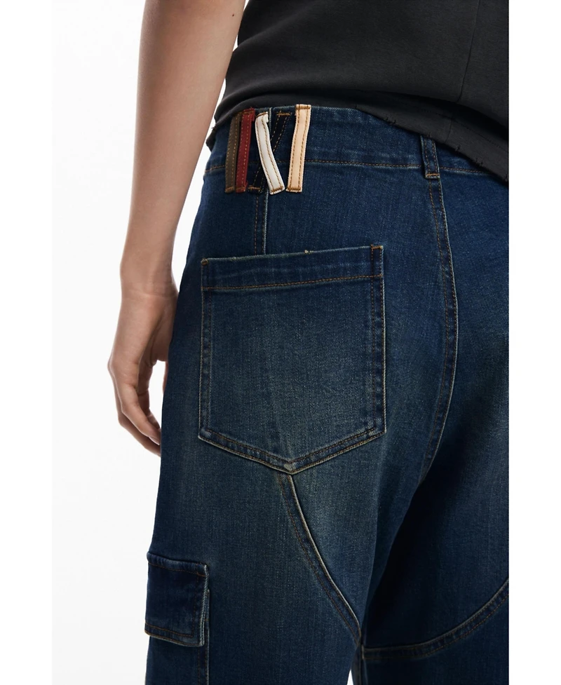 Desigual Women's Baggy jeans with pockets