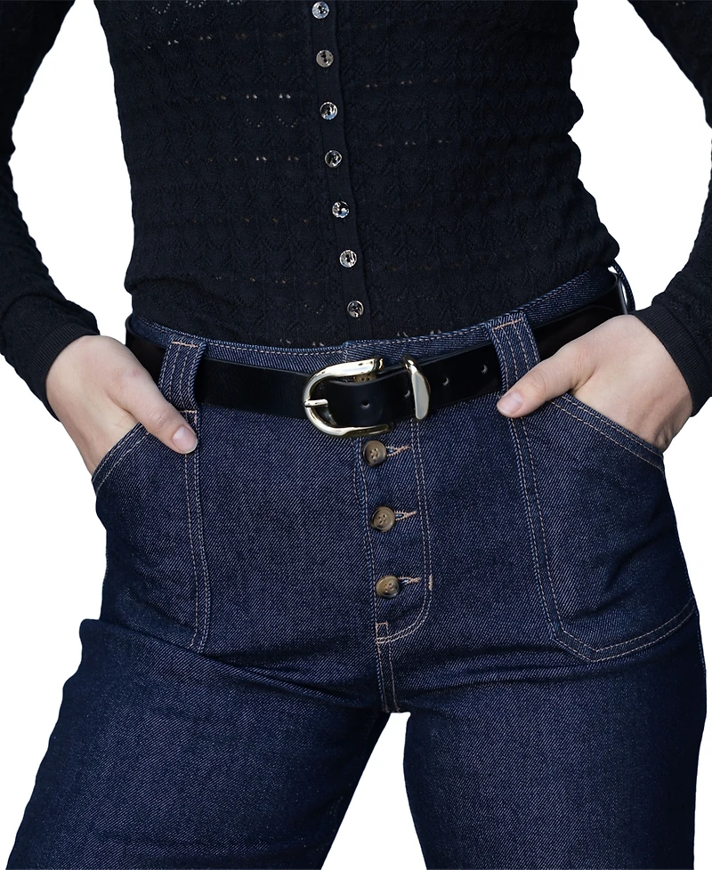 Sanctuary Women's All Day Leather Belt
