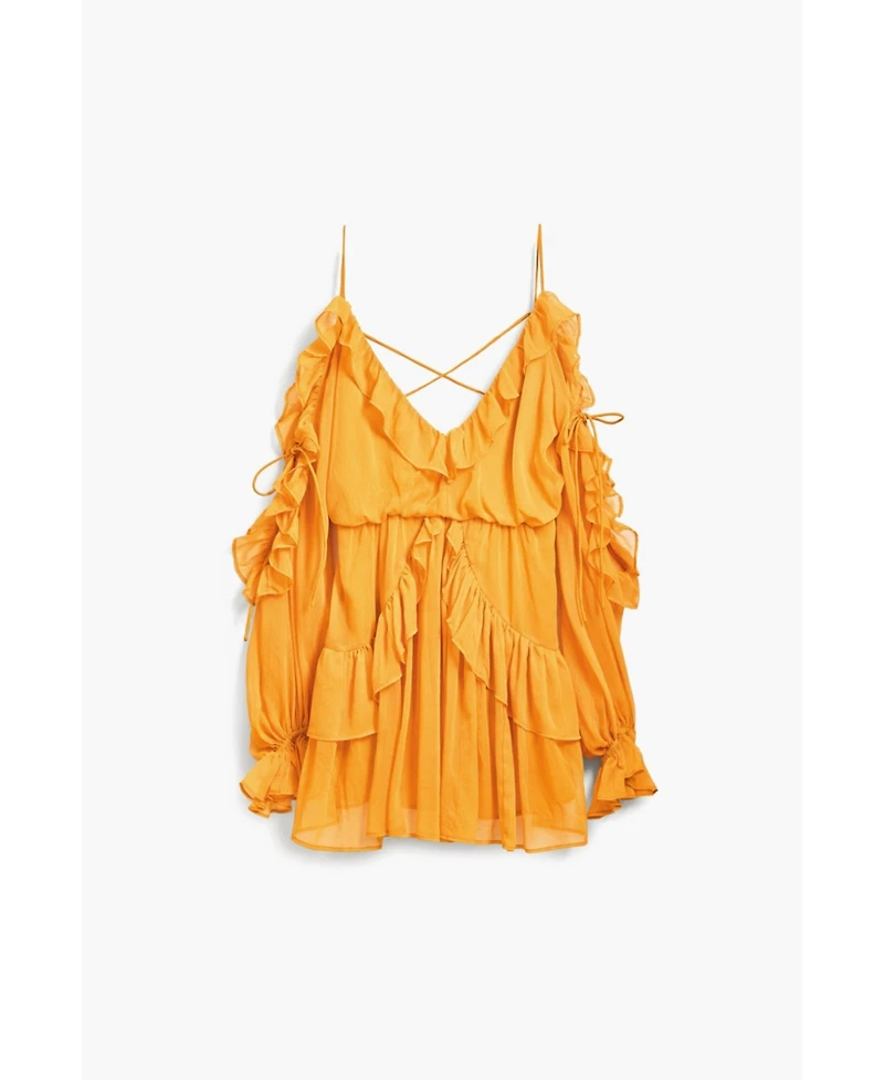 Desigual Women's Ruffled mini dress