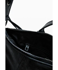 Desigual Women's Small corset-effect leather backpack
