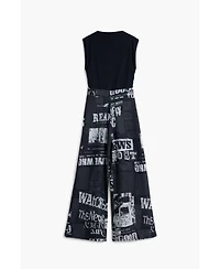 Desigual Women's Combined newspaper jumpsuit