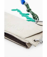 Desigual Women's Mobile holder leather-effect logo