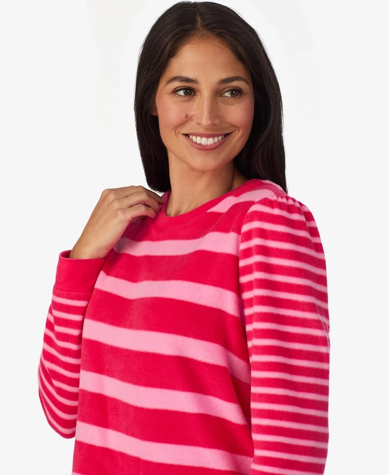 Cuddl Duds Women's 2-Piece Stretch Fleece Long Sleeve Jogger Pajama Set