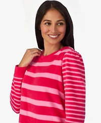 Cuddl Duds Women's 2-Piece Stretch Fleece Long Sleeve Jogger Pajama Set