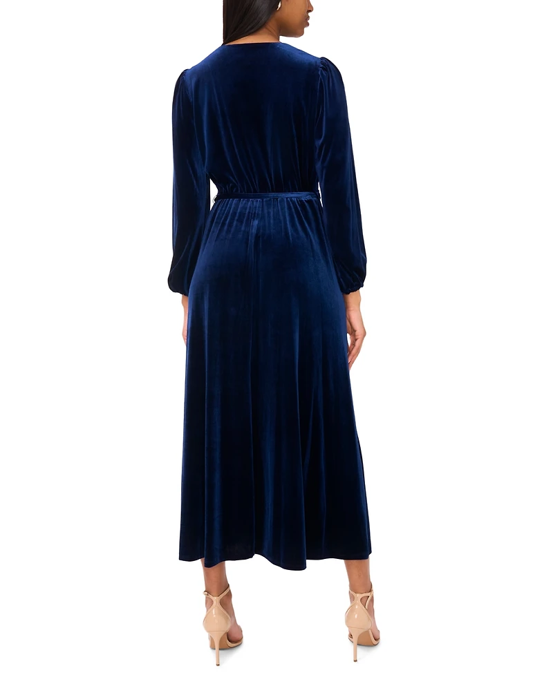 Msk Petite Velvet Dress