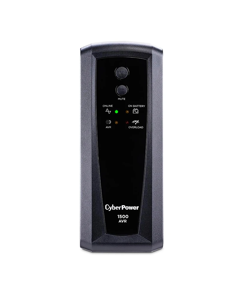 CyberPower Avr Series 1500VA / 900W Simulated Sine Wave Ups, 8 Outlets / Usb and Serial Ports, RJ11/RJ45 and Coax RG6 Protection