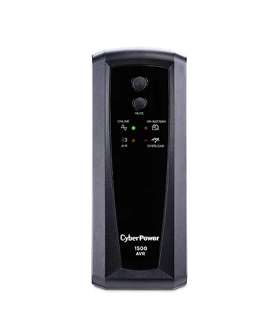 CyberPower Avr Series 1500VA / 900W Simulated Sine Wave Ups, 8 Outlets / Usb and Serial Ports, RJ11/RJ45 and Coax RG6 Protection