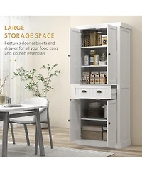 Slickblue Small and Large Kitchen Friendly Compact Storage Cabinet for Maximum Space Utilization