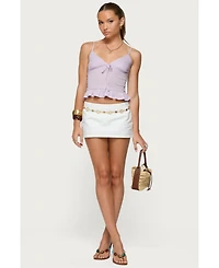 Edikted Women's Martie Peplum Tank Top