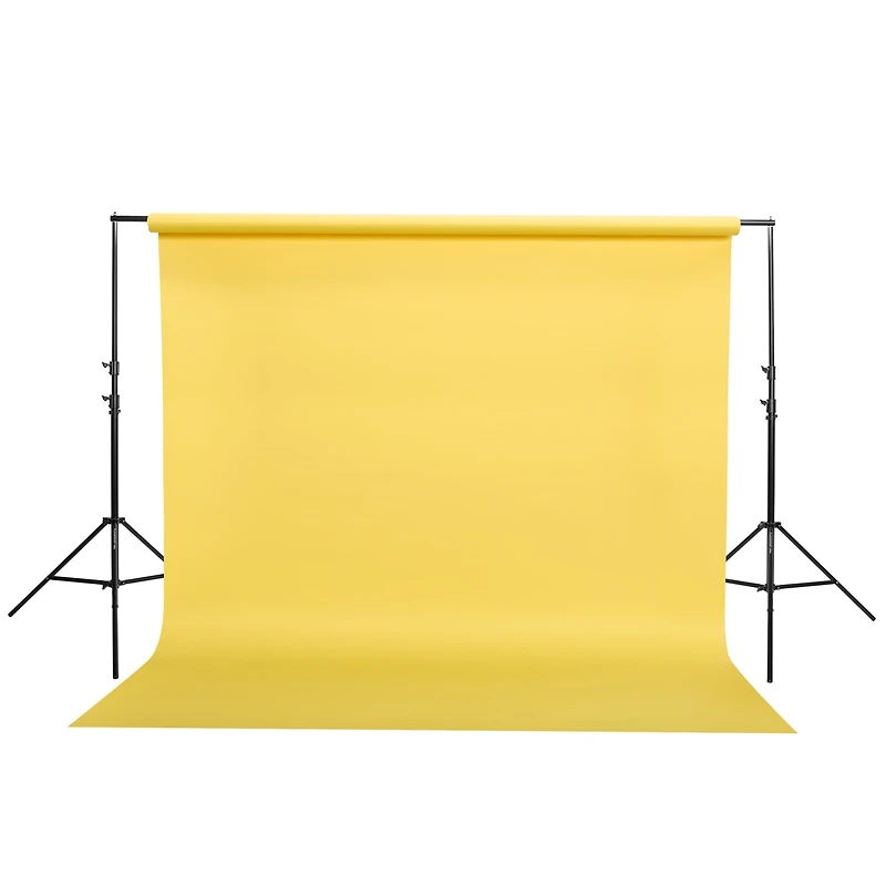 Savage Widetone Seamless Background Paper, 86" wide x 36' Focus Gray, #60 - Bundle With Flashpoint 10' Background Support System Air Cushioned,