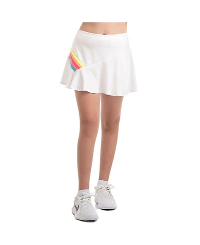 Lucky Love Prisma Stripe Girls Golf Skort