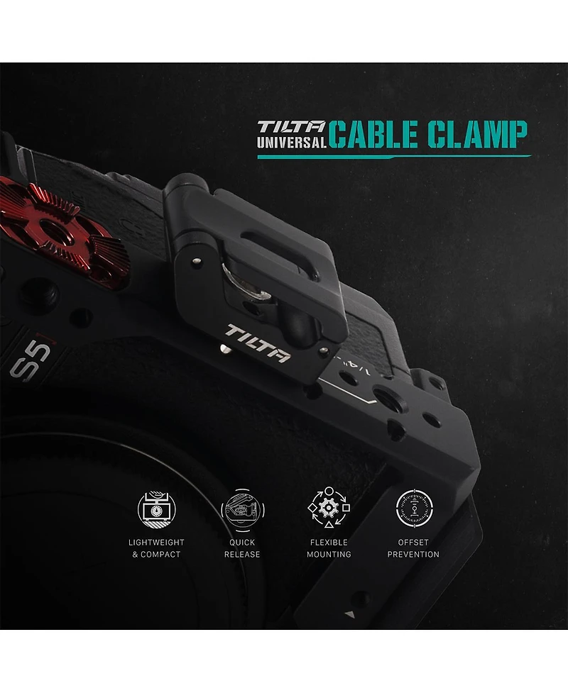 Tilta Universal Cable Clamp, Black