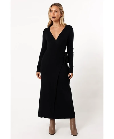 Petal and Pup Kellan Wrap Midi Dress