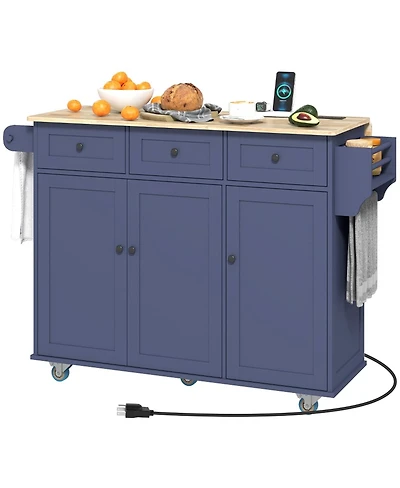 Slickblue Durable Kitchen Storage Cabinet Kitchen Cabinet and Kitchen Island for Organized Kitchens