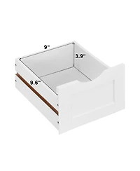 Casainc Freestanding Bathroom Storage Cabinet with Drawers