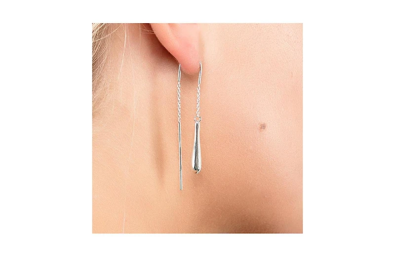 Lucy Quartermaine Feeder Drop Earrings with Bridge