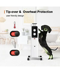 Costway 1500W Oil Filled Heater Portable Radiator Space Heater