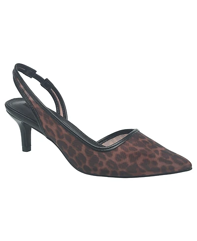 French Connection Ladies Quest Slingback Kitten Heel