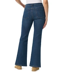Gloria Vanderbilt Petite Amanda Essential Flared High-Rise Jeans